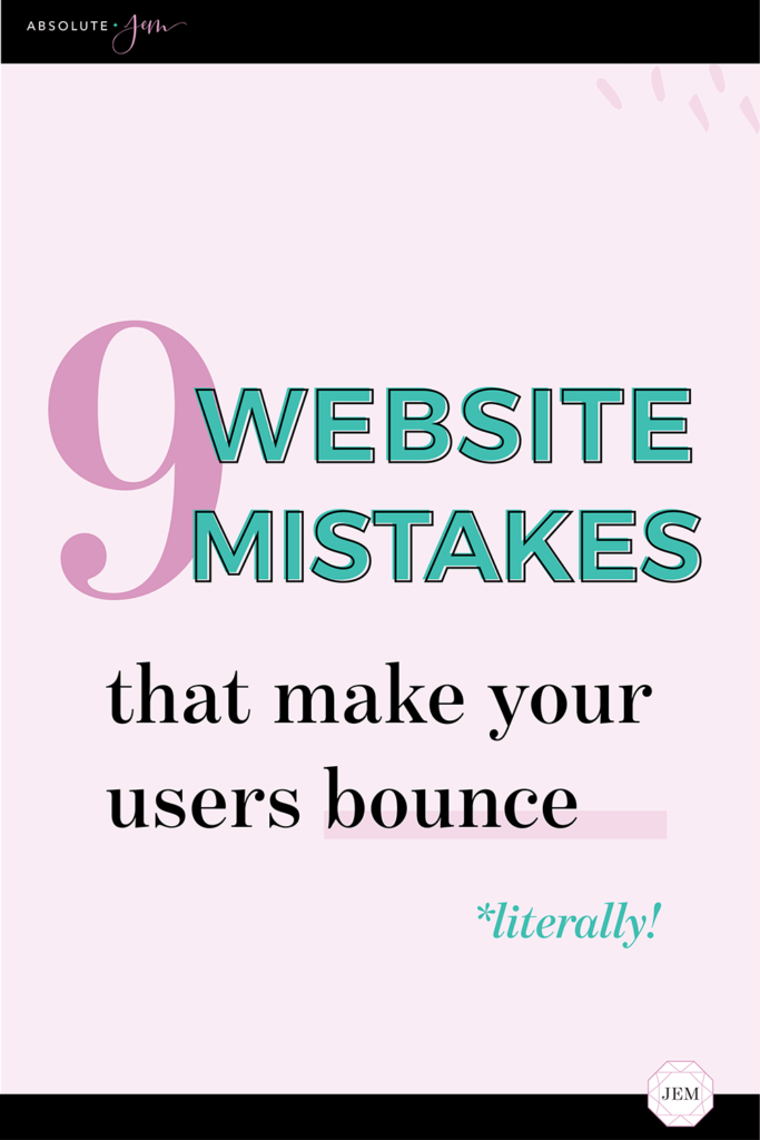 Website Mistakes That Make Users Bounce