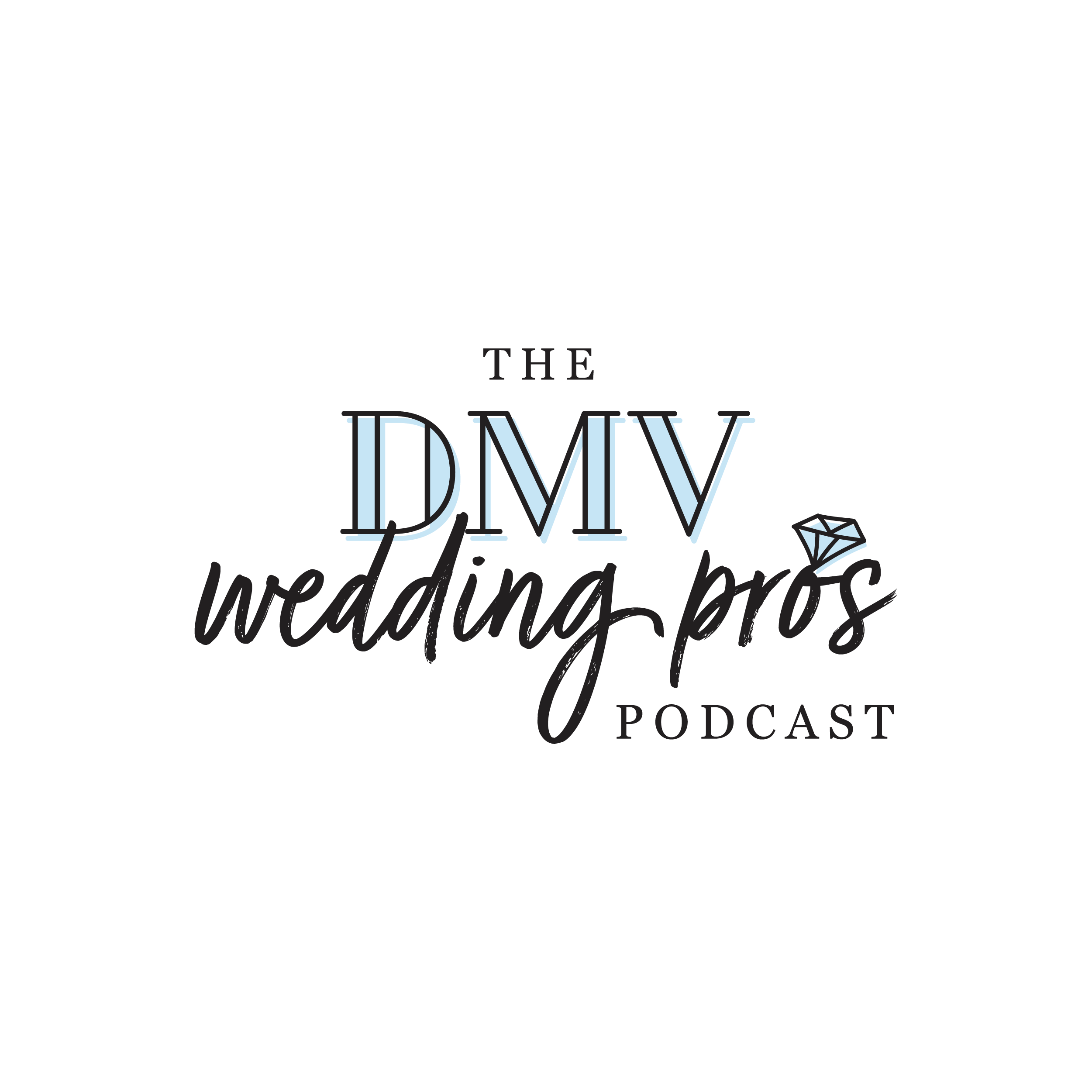 DMV Wedding Pros Podcast Logo by Absolute JEM