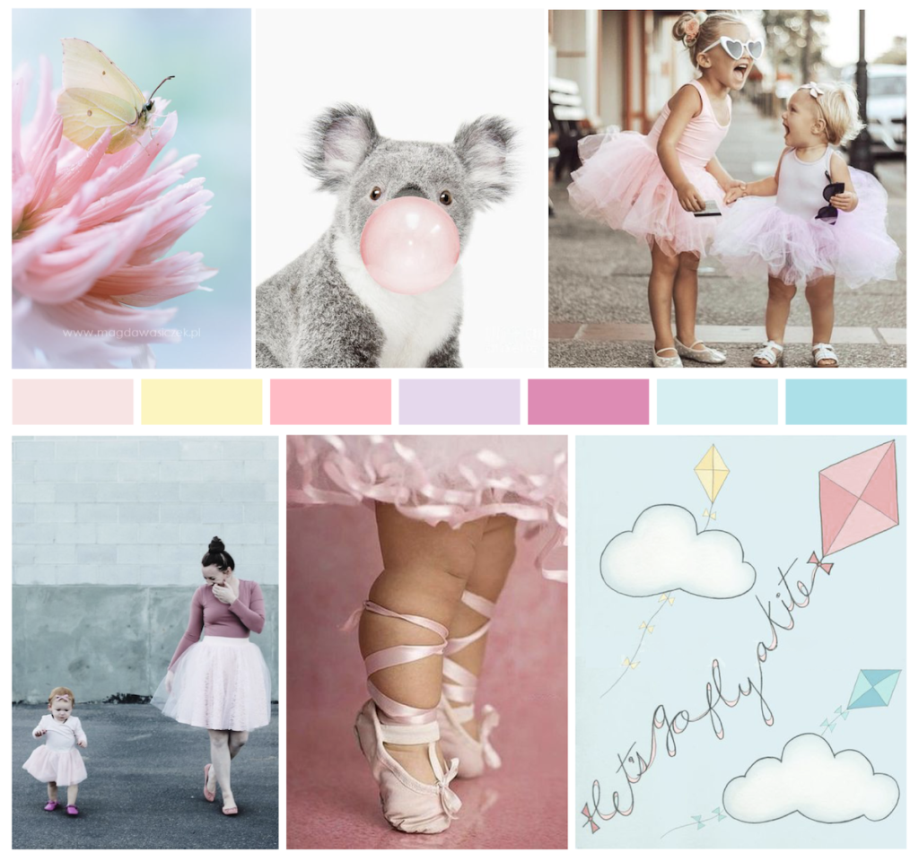 Dance With Miss Anna Mood Board | Ballet Branding by Absolute JEM