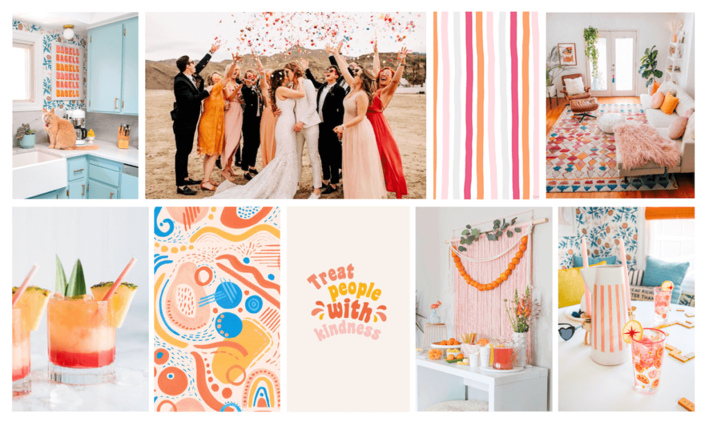 Abidoodle Productions | Colorful Brand Mood Board by Absolute JEM